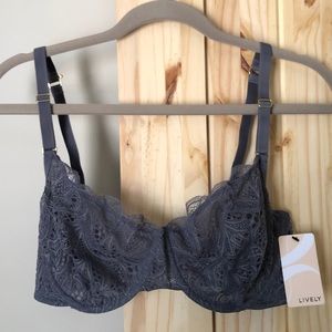LIVELY unlined lace bra